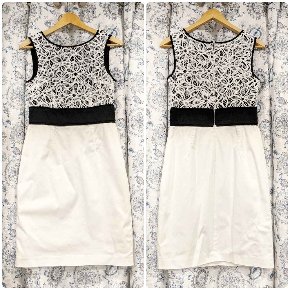 London Times Lace Sleeveless Sheath dress Sz 6